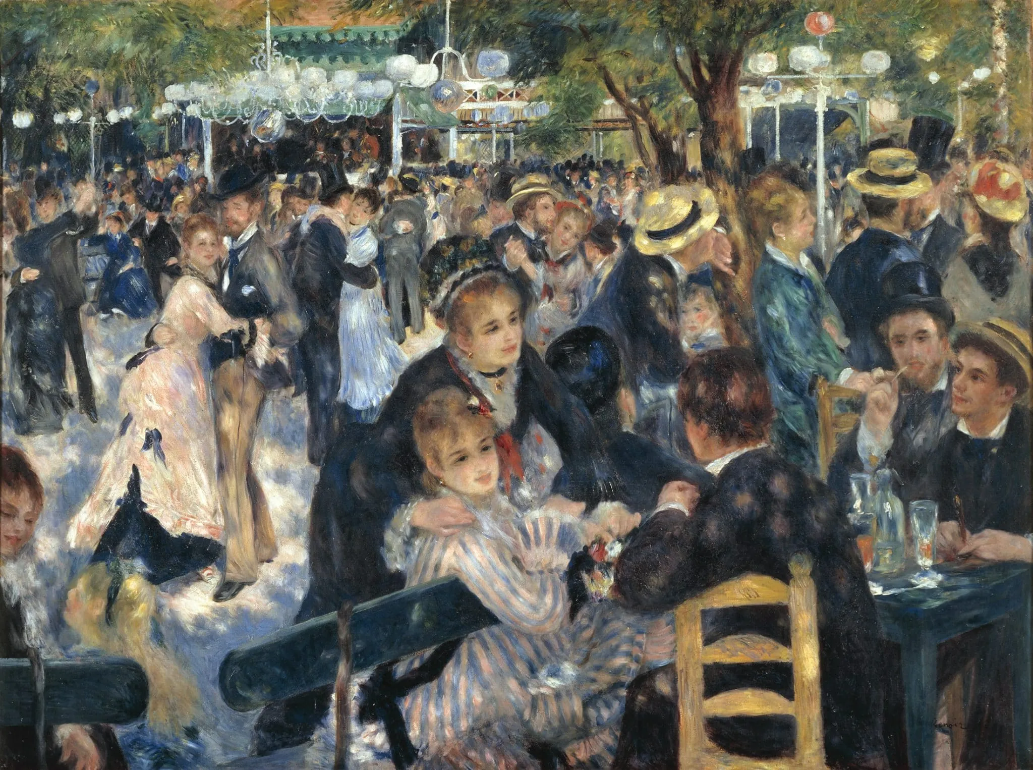 Renoir’s Bal du moulin de la Galette on display at Orsay